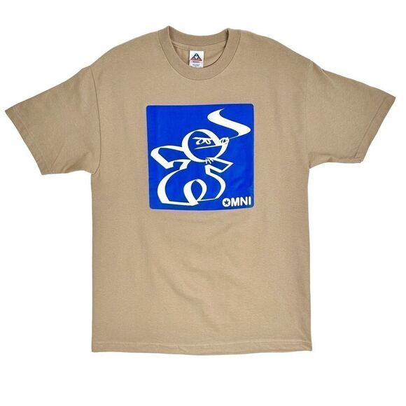 Vintage MC Omni Omniprez Hip-Hop Underground Rap Tee T-Shirt Size Large - Picture 1 of 3